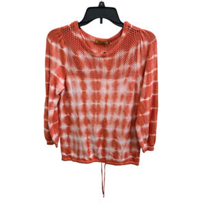 NWT M Orange and White Belldini Sweater